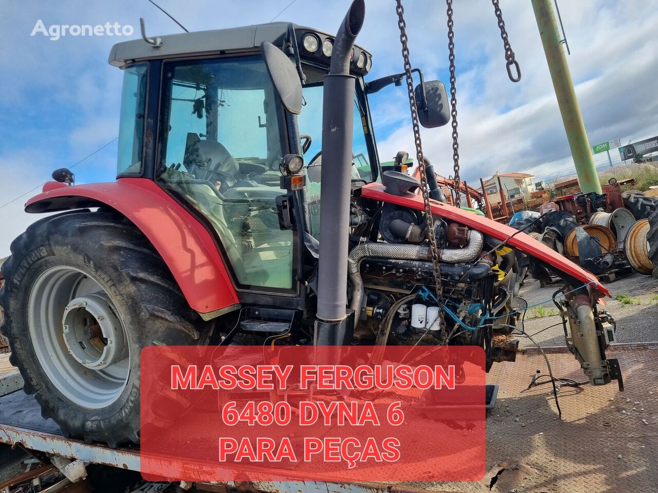 колесен трактор Massey Ferguson 6480 Dyna 6 para peças