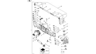 накрайник на кормилна щанга 87455743 за колесен трактор New Holland T6090 T6070