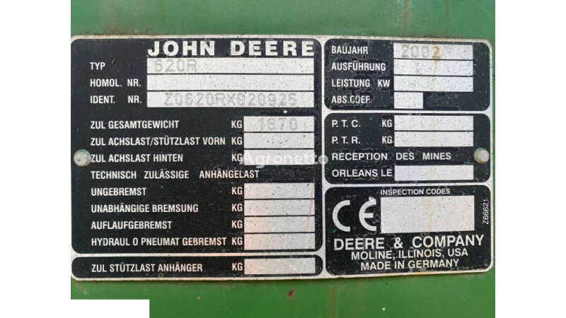 ремъчна шайба John Deere 620r